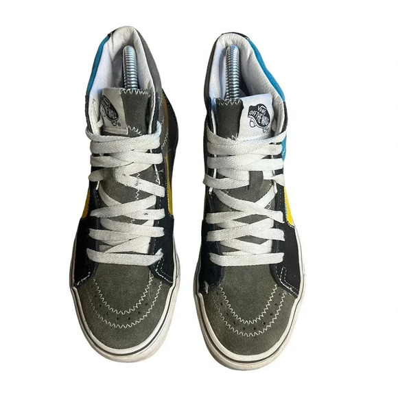 Vans Sk8-Hi Zig Zag High Top Sneakers Multicolor Skate Shoes Women’s Size 5 - Picture 6 of 10